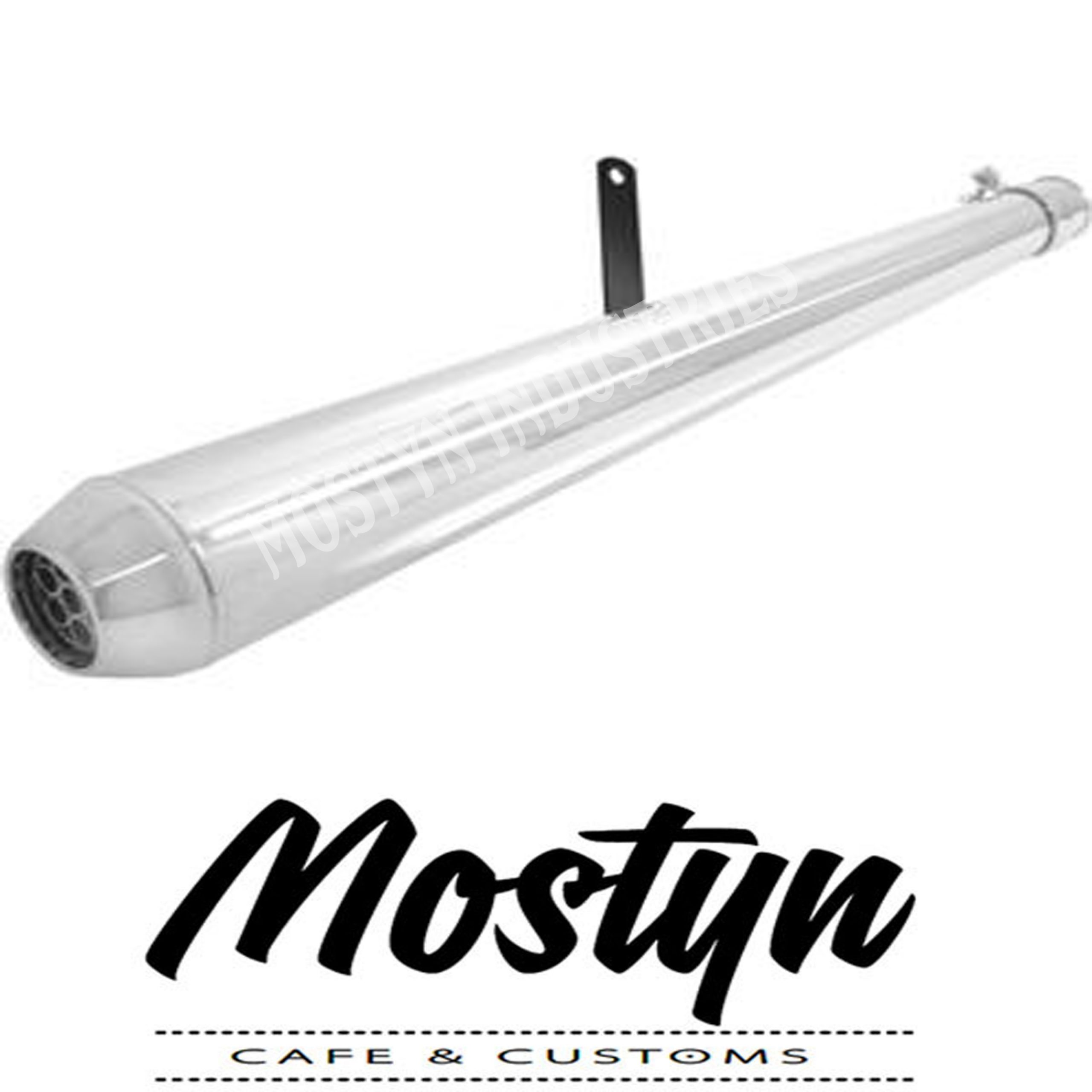 reverse cone muffler
